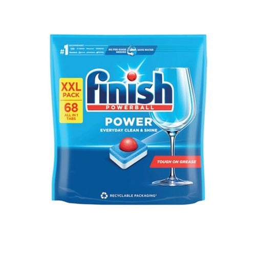 Finish Powerball All in 1 Dishwasher Tabs 68 Tabs (Pack of 4)