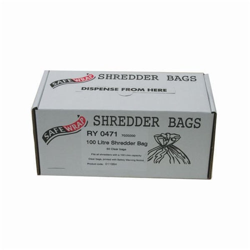 Safewrap Shredder Bag 100 Litre (Pack of 50)