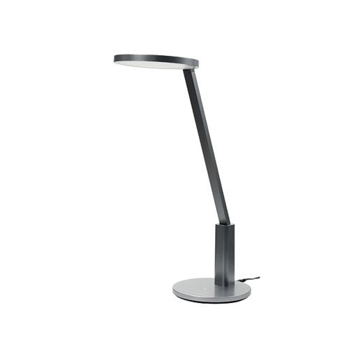 Alba Smart LED Desk Lamp with 5 Brightness Functions Metallic Grey