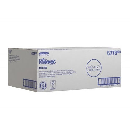 Kleenex Ultra Hand Towel V-Fold 2-Ply 124 Sheets (Pack of 15)