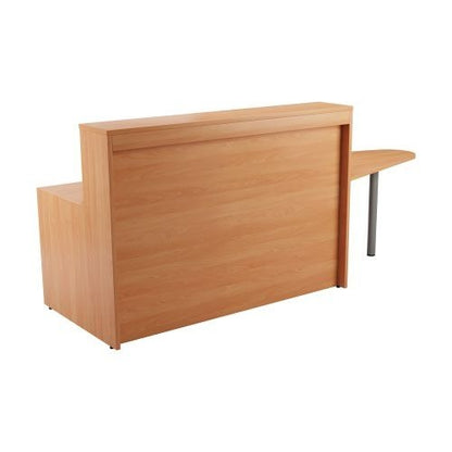 Jemini Reception Unit with Extension 1400x800x740mm Beech