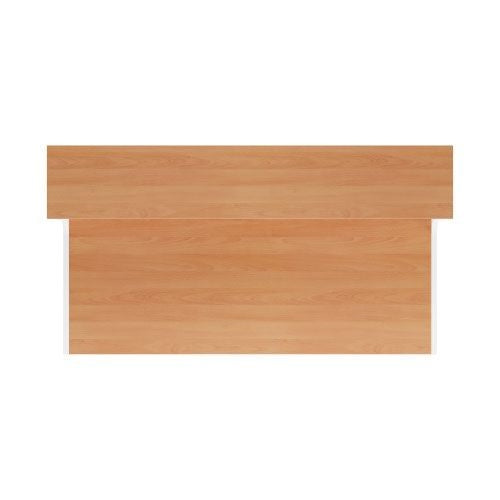 Jemini Reception Unit 1600x800x740mm Beech/White