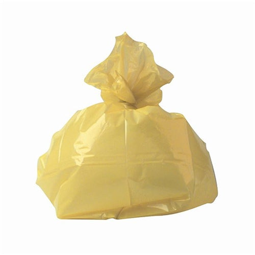 2Work Medium Duty Refuse Sack Yellow (Pack of 200)