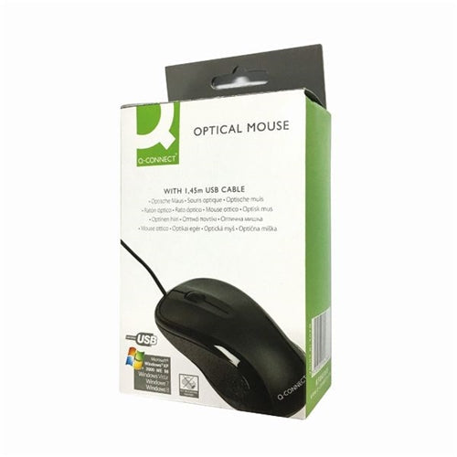 Q-Connect Scroll Wheel Mouse Black