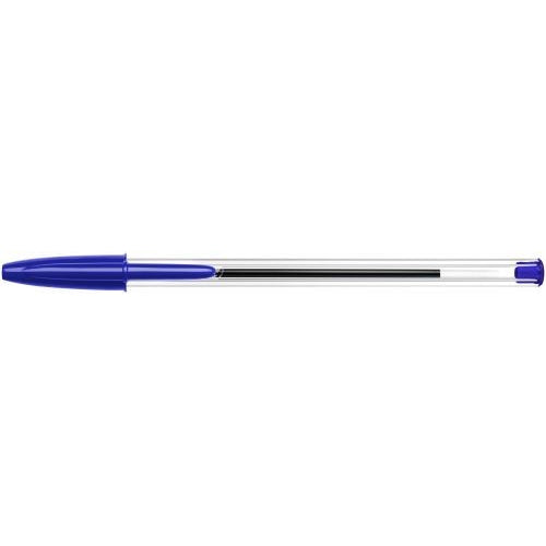 Bic Cristal Ballpoint Pen Medium Blue (Pack of 50)