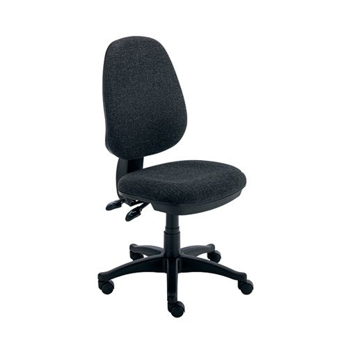 Astin Nesta Operator Chair 2 Lever Upholstered 590x900x1050mm Charcoal