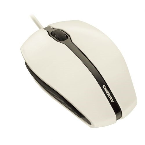 Cherry Gentix USB Wired Optical Mouse Scroll Wheel 1000dpi Pale Grey