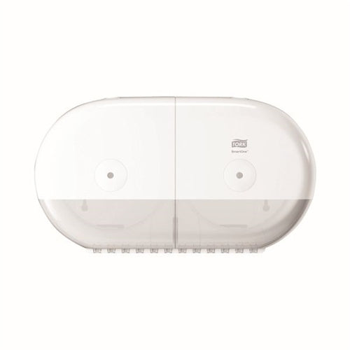 Tork T9 SmartOne Twin Mini Toilet Paper Dispenser White