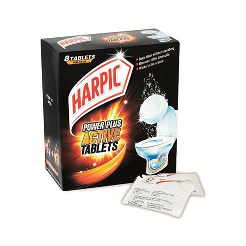 Harpic Power Plus Limescale Remover Tablets x8 Tabs