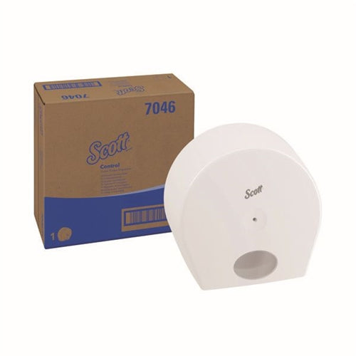 Scott Control Toilet Tissue Dispenser White (For use with 8569 Scott Control Toilet Tissue)