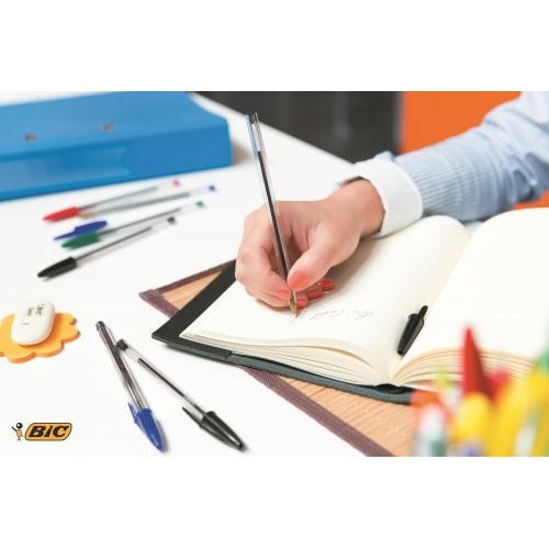 Bic Cristal Ballpoint Pen Medium Assorted (Pack of 10)