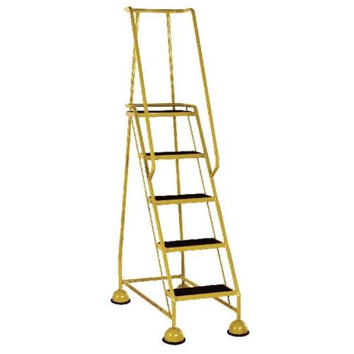 Yellow 5 Tread Step Ladder (Load capacity 125kg)