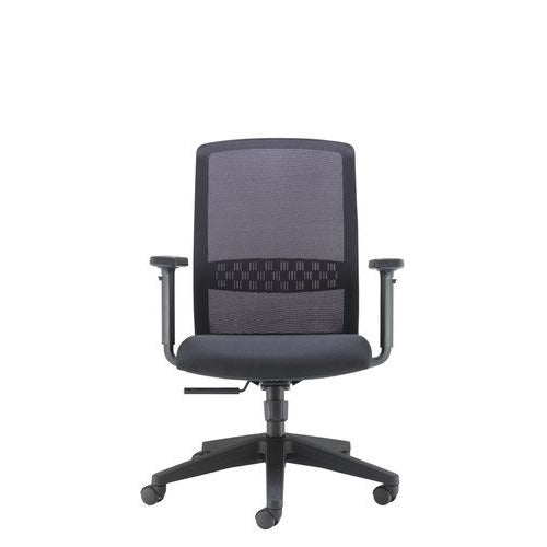 Arista Tekna High Back Executive Chair 670x630x945-1065mm Mesh Back Black