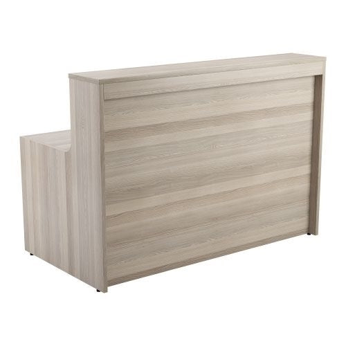 Jemini Reception Unit 1400x800x740mm Grey Oak