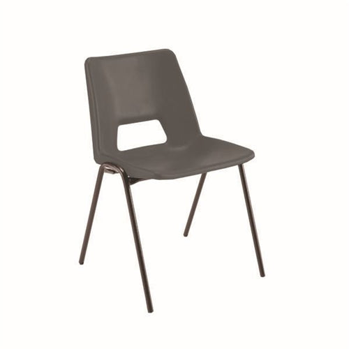 Jemini Stacking Chair 490x475x725mm Polypropylene Black