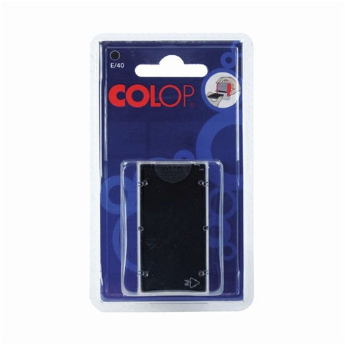 COLOP E40 Replacement Ink Pad Black (Pack of 2)