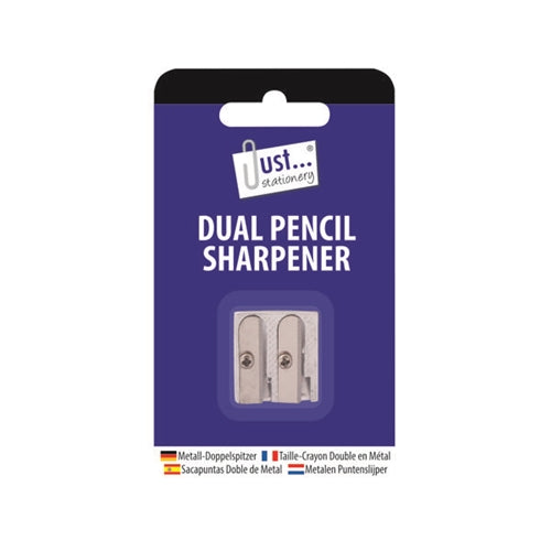 Tallon Double Hole Metal Pencil Sharpener Pack of 24