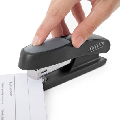 Rapesco R7 Sting Ray Half Strip Stapler Black