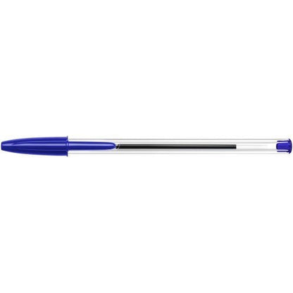 Bic Cristal Ballpoint Pen Medium Blue (Pack of 10)