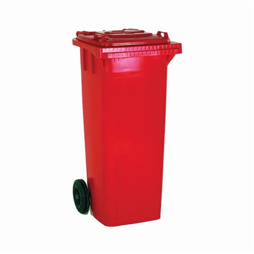 Wheelie Bin 120 Litre Red (W480 x D555 x H930mm)