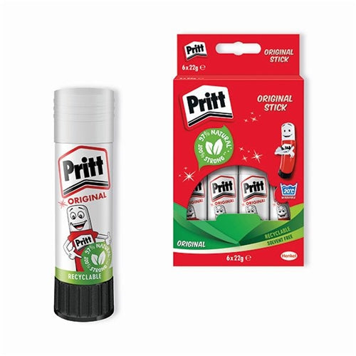 Pritt Stick Glue Stick 22g (Pack of 6)