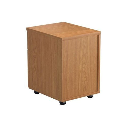 First 3 Drawer Mobile Pedestal 400x500x595mm Nova Oak