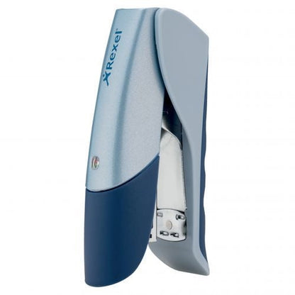 Rexel Gazelle Half Strip Stapler 20 Sheet SilverBlue