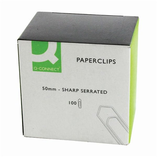 Q-Connect Paperclips Giant No Tear 50mm (Pack of 1000)