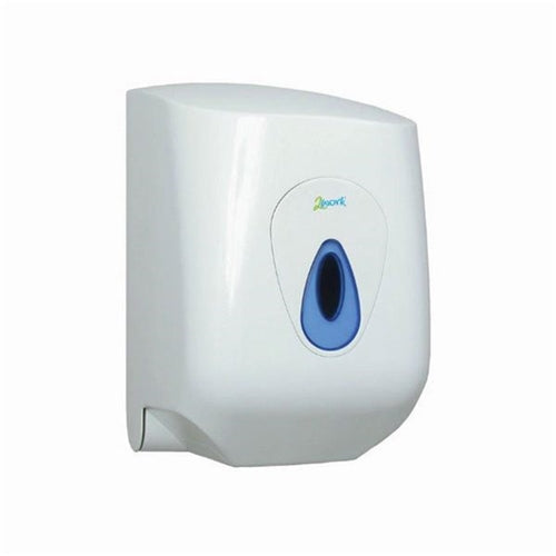 2Work Lockable Centrefeed Hand Towel Dispenser White