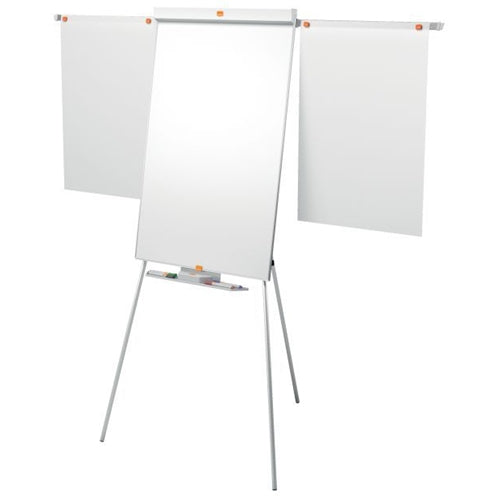 Nobo Shark Flipchart and Drywipe Easel BlueSilver