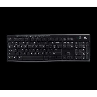 Logitech K270 Wireless Keyboard UK Layout Black