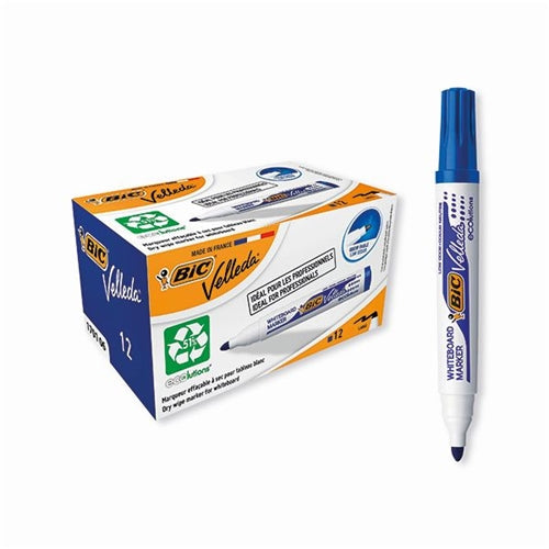 Bic Velleda 1701 Whiteboard Marker Blue (Pack of 12)