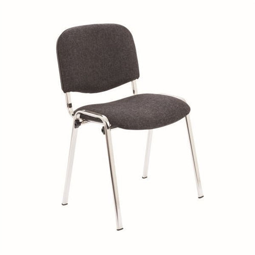 First Ultra Multipurpose Stacking Chair 532x585x805mm Charcoal