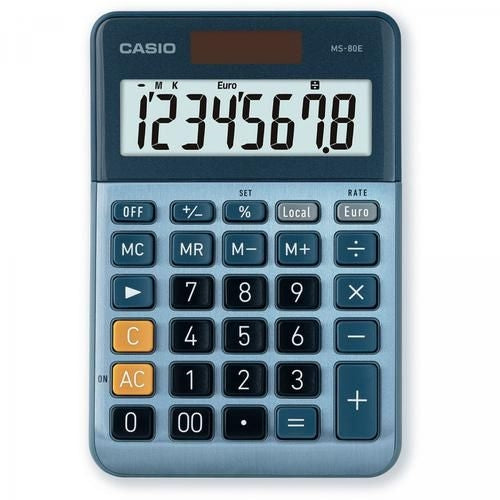 Casio MS-80E 8 Digit Desktop Calculator