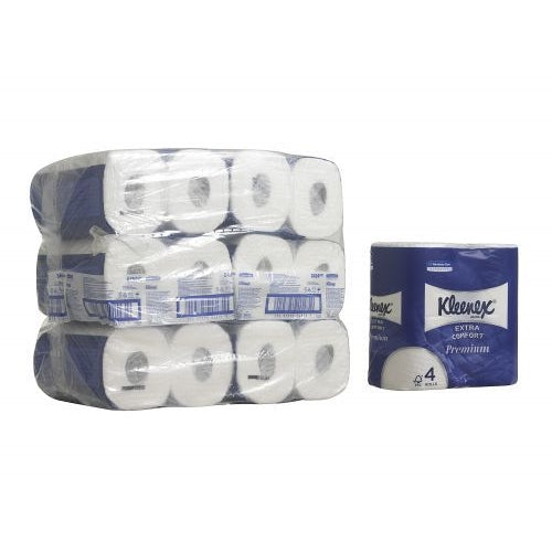 Kleenex 4-Ply Quilted Toilet Roll (Pack of 24)