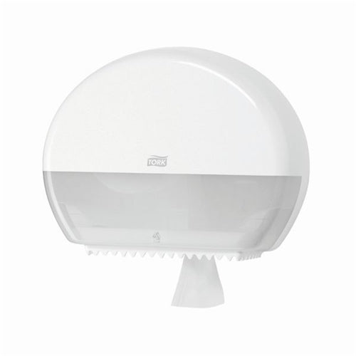 Tork T2 Mini Jumbo Toilet Roll Dispenser White