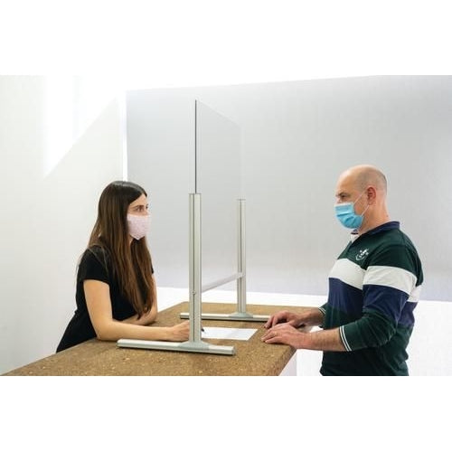 Bi-Office B Desk Glass Protection 4mm 650x850mm