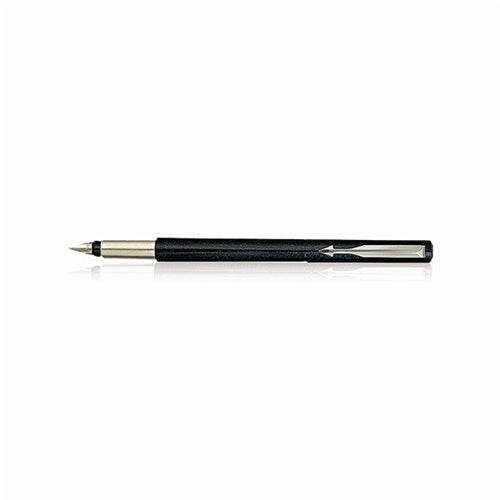 Parker Vector Fountain Pen Medium Black with Chrome Trim 67407