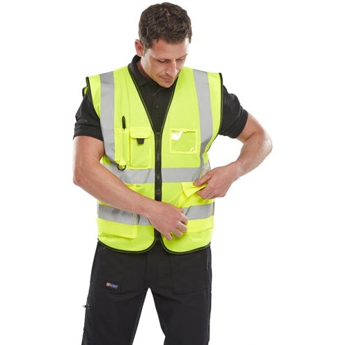 Beeswift Executive High Visibility Waistcoat L