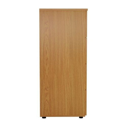 First 4 Drawer Filing Cabinet 464x600x1365mm Nova Oak