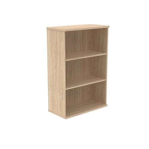 Polaris Bookcase 2 Shelf 800x400x1204mm Canadian Oak