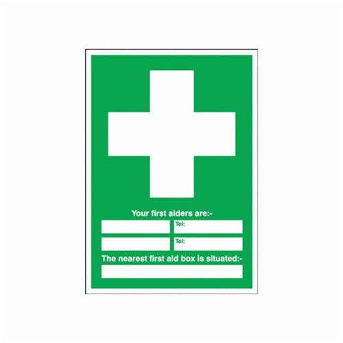 Safety Sign First Aid 600x450mm PVC