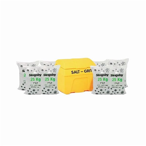 Fd Winter SaltGrit Bin Basic Kit 200 Litre with 8x25kg Salt