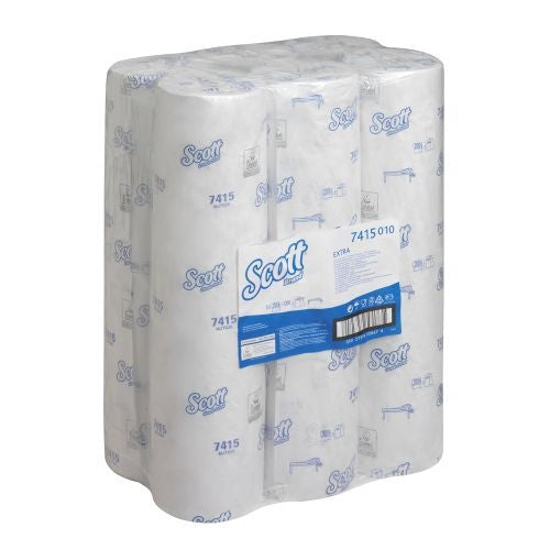 Scott L20 Wiper Couch Roll White 200 Sheets (Pack of 6)