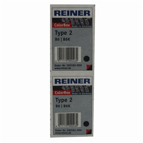 COLOP Reiner B6K Replacement Ink Pad Black (Pack of 2)