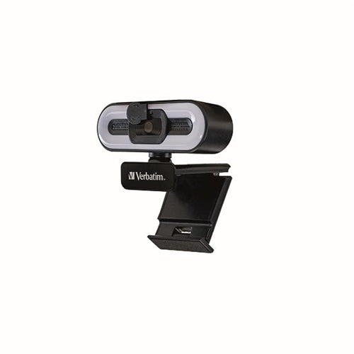 Verbatim AWC-02 Full HD 1080P Autofocus Webcam MicrophoneLight