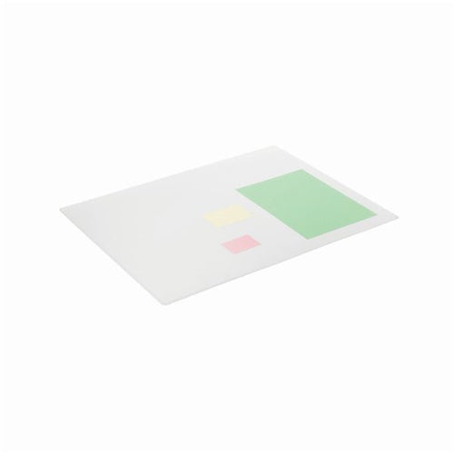 Durable Desk Mat with Contoured Edges 650x500mm Polypropylene Transparent