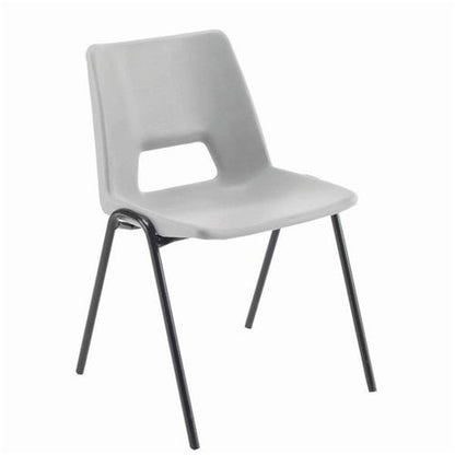 Jemini Stacking Chair 490x475x725mm Polypropylene Grey