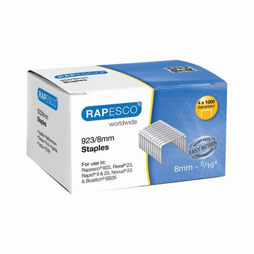 Rapesco 9238mm Staples (Pack of 4000)