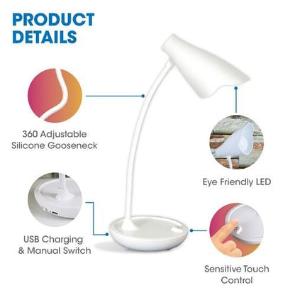 Unilux Ukky LED Desk Lamp White